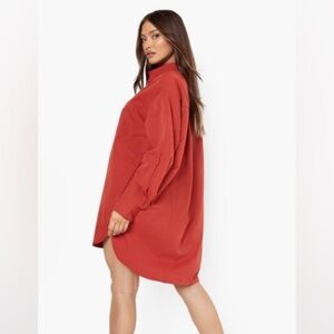 SEA SWIMWEAR Sz 5X Button  Down Roll Tabs At Sleeves Scalloped Hemline Shirt NEW